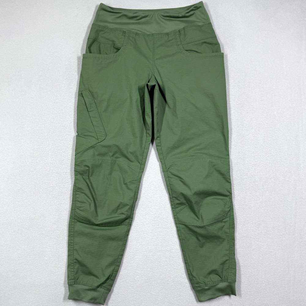 Prana Pants Womens Small Kanab Ripstop Pant Jogger Pull On Green Hiking Outdoor